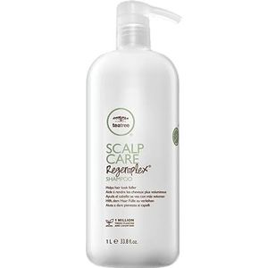 Paul Mitchell Tea Tree Scalp Care Anti-Thinning Shampoo - Hair-Growth Shampoo voor krachtiger, voller uitziend haar, haarwasgoed ondersteunt de haargroei, 1000 ml