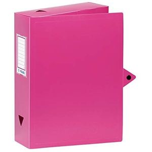 Viquel - Opbergdoos A4 van kunststof - rug 8 cm - Roze
