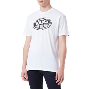 Vans Classic OTW-b T-shirt voor heren, Wit/Zwart