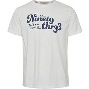 BLEND Heren T-shirt, 110602/Sneeuwwitje, XXL, 110602/Sneeuwwitje