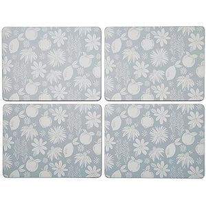 Cooksmart Homestead 4-delige set placemats voor alle soorten keuken, Brits motief