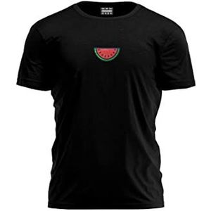 Bona Basics Bdtsbi-100350 T-shirt voor heren, zwart.