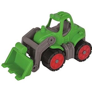 Big Power-Worker Mini Tractor, geschikt als zandspeelgoed en voor de kinderkamer, banden van zacht materiaal, perfect voor onderweg, voor kinderen vanaf 2 jaar