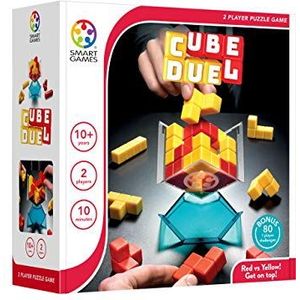 Smart Games Cube Duel (80 opdrachten) - Rood versus geel, bereik de top!