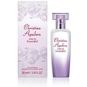 Christina Aguilera - Eau So Beautiful Eau de Parfum verstuiver voor dames, bloemige en houtachtige geur