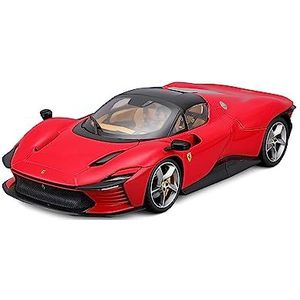 Bburago - Ferrari Signature – Daytona SP3 – reproductie van het voertuig op schaal 1:18 – rood – speelgoed voor kinderen om te verzamelen vanaf 14 jaar – 16912R