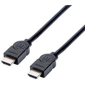 Manhattan High Speed HDMI-kabel A naar A mannelijke naar stekker, 1 m