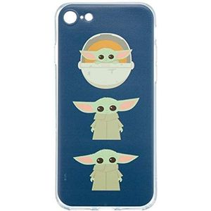 ERT GROUP Originele en officieel gelicentieerde Star Wars Baby Yoda 007 hoes voor Apple iPhone 7/8/SE 2/SE 3 hoes case cover case cover case cover perfect aangepast aan de vorm van de mobiele telefoon TPU case