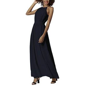 APART Fashion Dress With Dames Avondjurk, Blauw (Nachtblauw Nachtblauw), 38, blauw (nachtblauw nachtblauw)