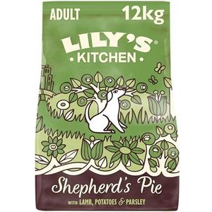 Lily's Kitchen Shepherd's Pie Lamsvlees, natuurlijk, graanvrij, voer voor volwassen honden (12 kg), verpakking kan variëren