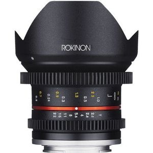 Rokinon Cine CV12M-E 12mm T2.2 Cine vaste lens voor Sony E-Mount en andere camera's