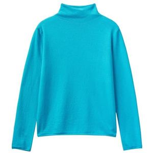 United Colors of Benetton Fietsshirt M/L 1035d201y Dames Sweater (1 stuk), Blauw 68 F