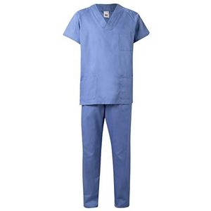 Velilla 800 sanitaire pyjama-set, maat L, hemelsblauw, Hemelsblauw