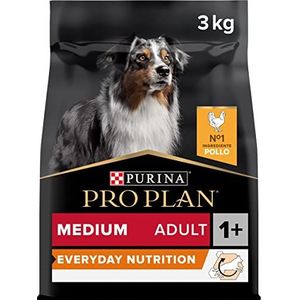 Purina ProPlan Medium weegschaal voor volwassen honden, kip, 4 x 3 kg