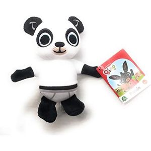 Giochi Preziosi Bing BNG00Q02 Pluche panda-figuur, 17 cm, zacht en gevoerd, om altijd bij je te dragen, geborduurde details, ook geschikt voor peuters vanaf 0 maanden