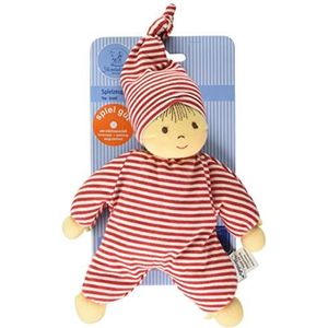 Sterntaler Heiko pop, geïntegreerde rammelaar, voor baby's vanaf de geboorte, 23 cm, rood/wit