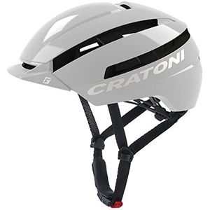Cratoni Unisex C-Loom helm voor volwassenen, zilver, maat M
