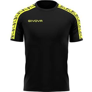 T-SHIRT POLY BAND GIALLO FLUO/NERO Tg. L