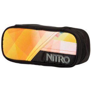 Nitro XL pennenetui met Geo Tri-motief en lesrooster, Abstract, 20 x 8 x 6 cm, 0.96 Liter, pennenetui