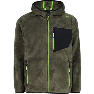 CMP - Kid Jacket Fix Hood, Olive, 104