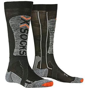 X-SOCKS Energizer Light 4.0 Skisokken voor heren, Zwart/Grijs