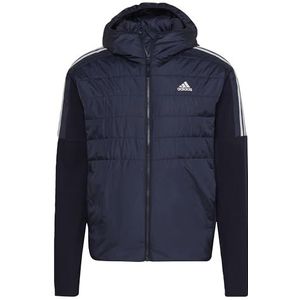 adidas Essentials Geïsoleerde Hybride Jas met capuchon, middelzwaar, voor heren (1 stuk)