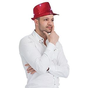 Dress Up America Fedora hoed met knipperende ledlampjes voor volwassenen - Fedora knipperende hoeden - feestkostuum accessoires - LED jazzhoed, cowboyhoed