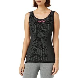 Nalini Aruba Débardeur Unisexe-Adulte, Noir/Rose Fluo, M