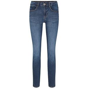 TOM TAILOR Alexa Slim Jeans voor dames, 10281 Mid Stone Wash Denim