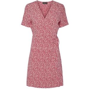 PIECES Pctala New Ss Wrap Dress Noos Bc Pctala New Ss Wrap Dress Noos Bc Dames (1 stuk), Roze, M