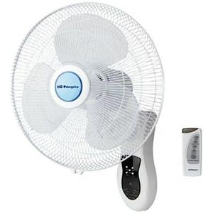 Orbegozo WF0242 Wandventilator, afstandsbediening, 3 standen, meervoudige draaikop, timer, 40 W, kunststof
