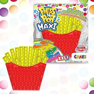 CRAZE Press N Pop Jouet anti-stress pour enfants et adultes Multicolore