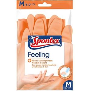 Spontex Feeling handschoen maat 7-7,5, 12 stuks