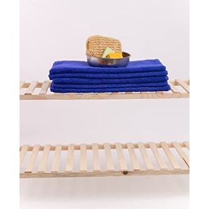 Questo Casa, 1 stuk handdoek, 100% katoen, badhanddoek/handdoek, marineblauw, 50x90 cm
