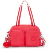 Kipling Cool Defea schoudertas voor dames, mahonie, bruin, Escape Red