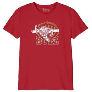 Disney Bodtoysts020 T-shirt voor jongens (1 stuk), Rood