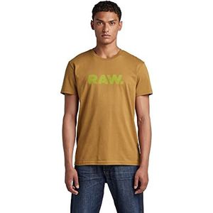 G-STAR RAW holorn heren t-shirt, bruin (oxide 336-1329)