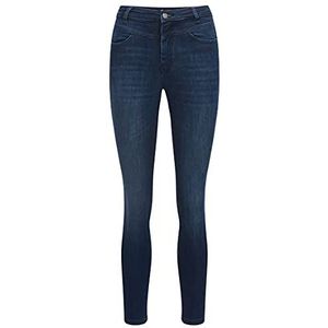 BOSS Skinny Crop 1.2 Jeans, Navy413, 25 W Regular Dames, Blauw