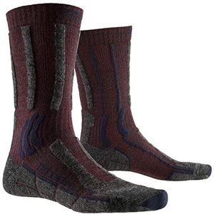 X-Socks Trek X Merino Light sokken, uniseks, volwassenen donker ruby, rood (Dark Ruby)