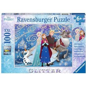 Disney Frozen Glinsterende Sneeuw Puzzel (100 XXL stukjes)