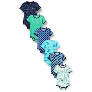 Care 550203 Uniseks babybodysuit (6 stuks), 6 stuks donkerblauw (778)