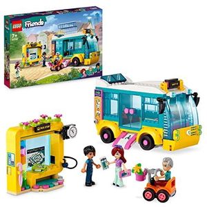 LEGO 41759 Friends The Bus van Heartlake City, mini-pop speelgoed met voertuig, vriendschapsset met Paisley, cadeau voor kinderen, meisjes en jongens vanaf 7 jaar, (Amazon Exclusive)