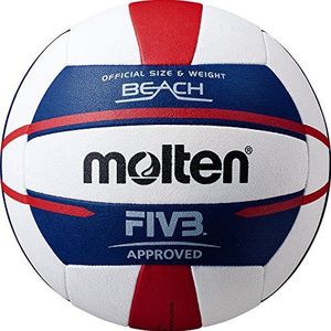 Molten FIVB gecertificeerde beachvolleybal - rood/wit/blauw