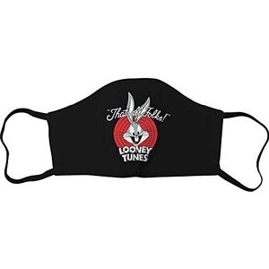 Looney Tunes ACLTBUBMS002_K masker, zwart, kinderen, uniseks, zwart, zwart.