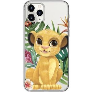 Origineel en officieel gelicentieerd Disney The Lion King iPhone 11 PRO hoes case cover telefoonhoes perfect aangepast aan de vorm van de smartphone, siliconen hoes, gedeeltelijk transparant