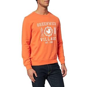 United Colors of Benetton hoodie heren, Oranje 309