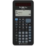 Texas Instruments TI-30X Pro Mathprint schoolrekenmachine met 4-regelig display met hoge resolutie, zonne-werking en batterij, zwart