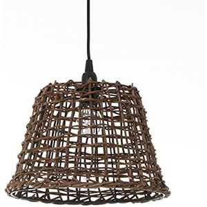 Delhi armatuur, rotan hanglamp, 60 W, bruin, ø29 x H25 cm