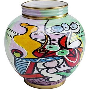 Kare Graffiti Art Kleurrijke vaas 25 cm