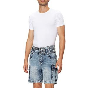 Desigual Denim_Cesar Herenshorts, Blauw